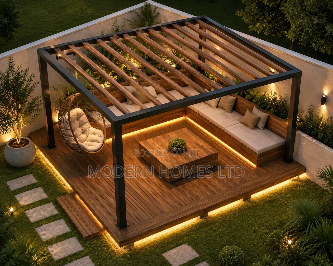 Modern Pergola, Gazebo Deck Construction Services in Kenya