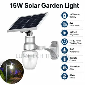 Apple Solar Garden Wall Light