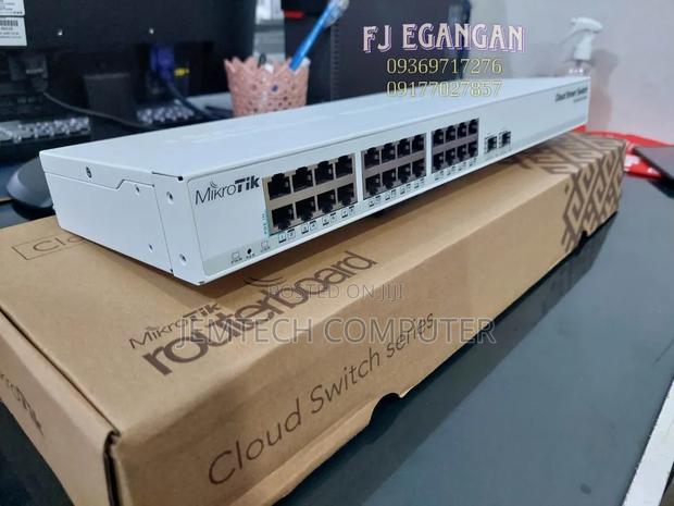 CRS326-24G-2S+RM Mikrotik 24 Gigabit Port Switch With 2 X SFP+ Ports