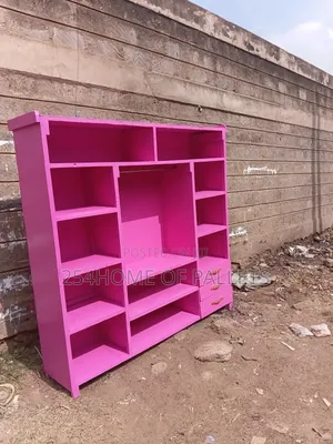 6 by 6 Spacious Pink Pallet Wardrobe