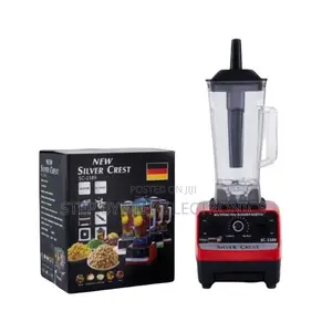 High-Speed Silver Crest 2-in-1 Double Cup Blender + Grinder for Home