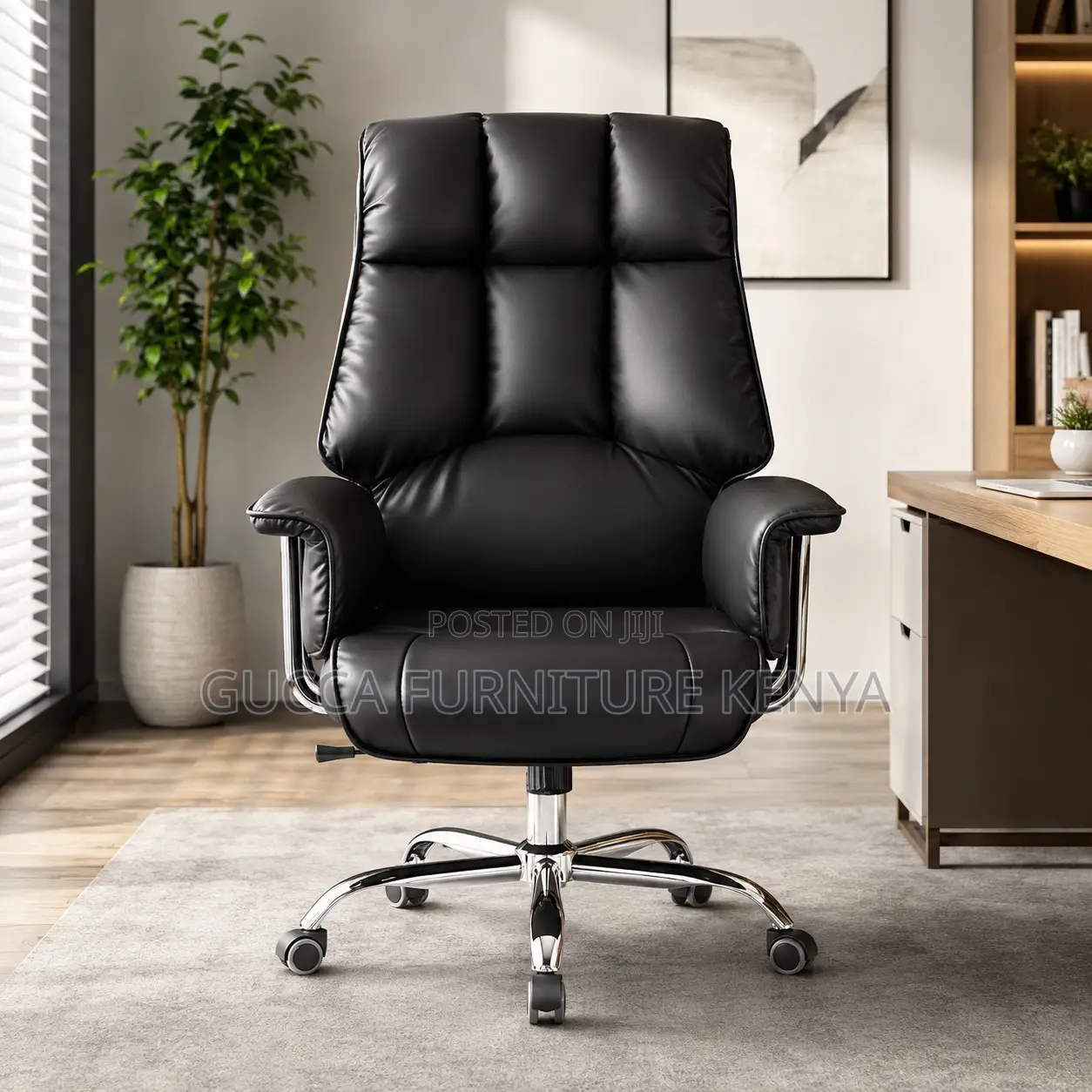 Leather Executive Conference Seat.