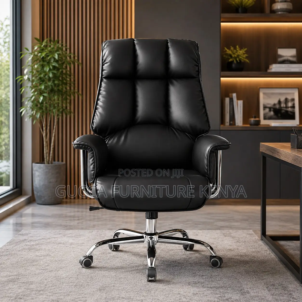 Leather Executive Conference Seat.