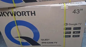 Skyworth 43 Inch QLED Google TV – HDR10 Smart TV
