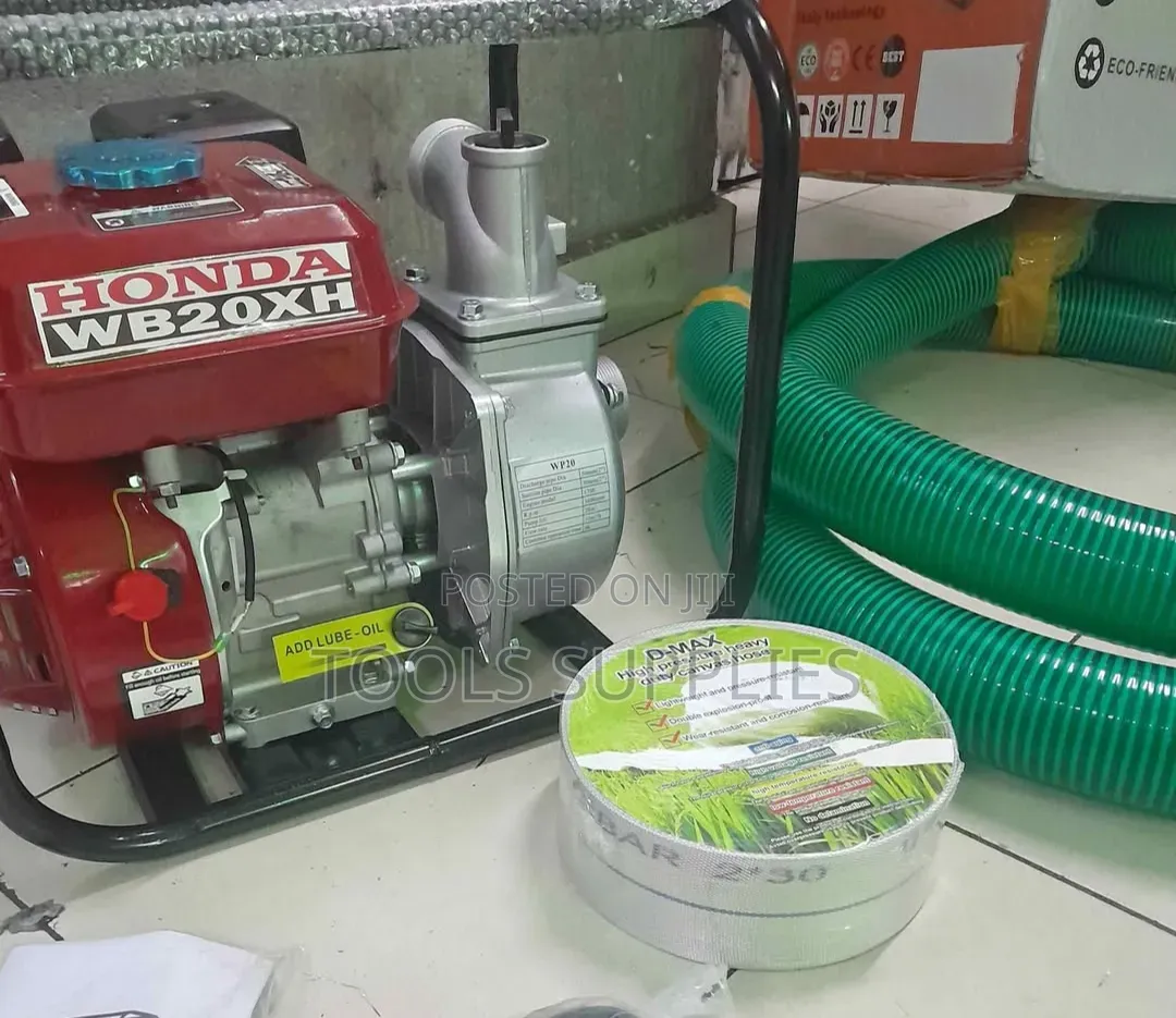 Honda Water Pump 3" Inches + Delivery and Suction Pipe