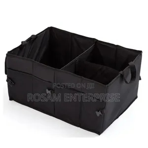 Foldable Premium Car Trunk Boot Organizer With Lid,