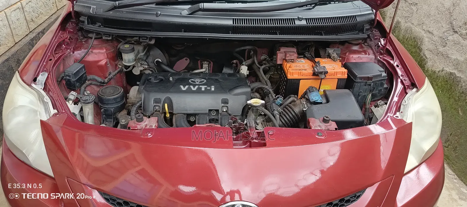 Toyota Belta 2006 Red