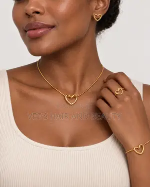 Jewelry Set | Earrings, Bracelet, Necklace and Adjustable Ring in Box