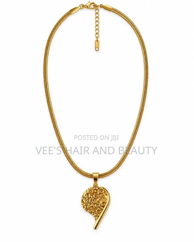 Textured Gold Necklace | Women's Jewelry | Gift for a Lady