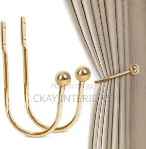Beautifully Hold, Beautifully Decorate Powder Coated Curtain Holder
