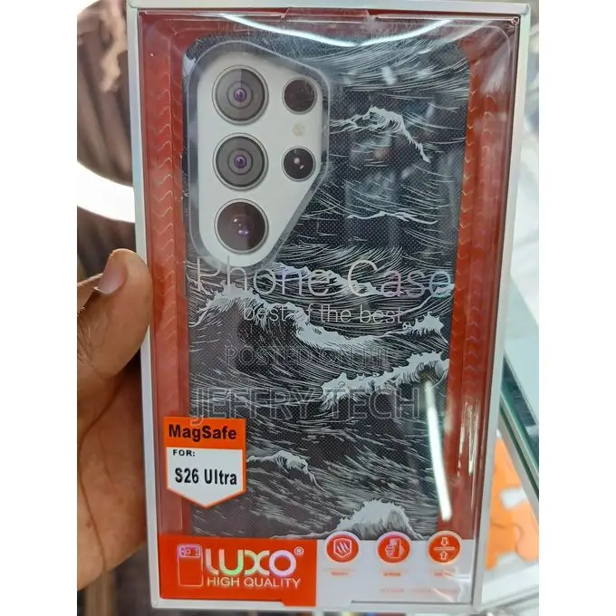 Samsung Galaxy S26 ULTRA COVER Luxo Tribal Carbon Fiber MagSafe Magnet