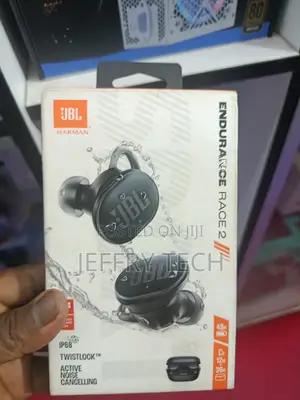 JBL Endurance Race 2 Noise Cancelling Earbuds-Black