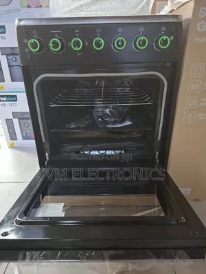 Syinix 60x60 3+1Cooker Electric Oven Turbo Fan Rotisserie Gas Sensor