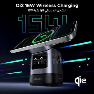 UGREEN 15W Uno Wireless Charger, Qi2 Certified MagSafe Charging, Fa