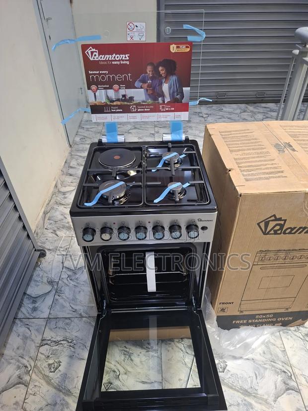 Ramtons 3g+1e 50x50 Silver Cooker- Rc/906
