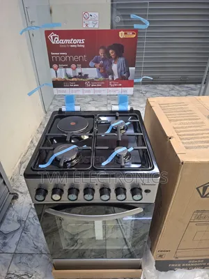 Ramtons 3g+1e 50x50 Silver Cooker- Rc/906