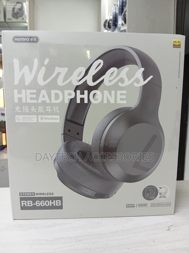 The Remax RB-660HB Wireless Over-Ear Headphones.