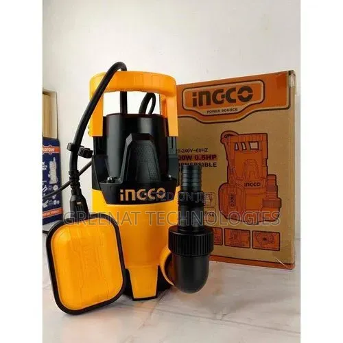 INGCO 0.5HP Sewage Submersible Pump 400W SPC4008 Dirty Water Drainage