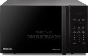 Hisense H25-Mobs7h Digital Solo Microwave Oven, 25L - Black