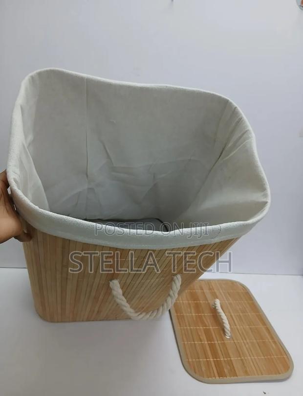 * FOLDABLE LARGE CAPACITY Wooden Laundry Basket*