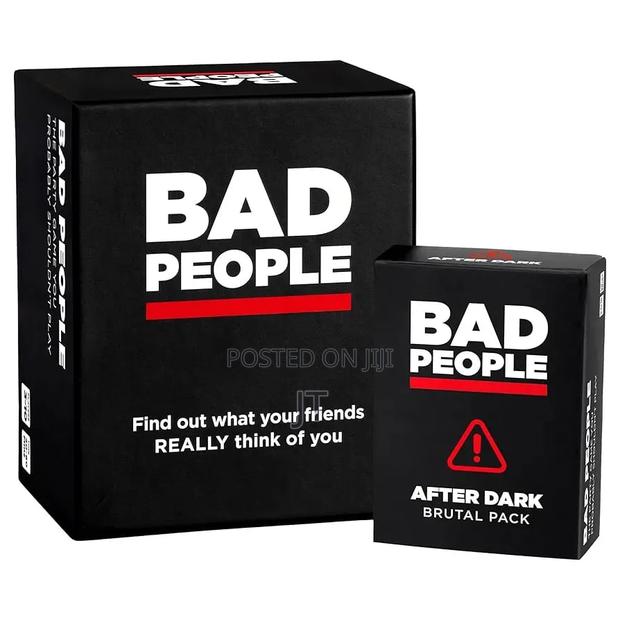 Bad People Card Game - main view
