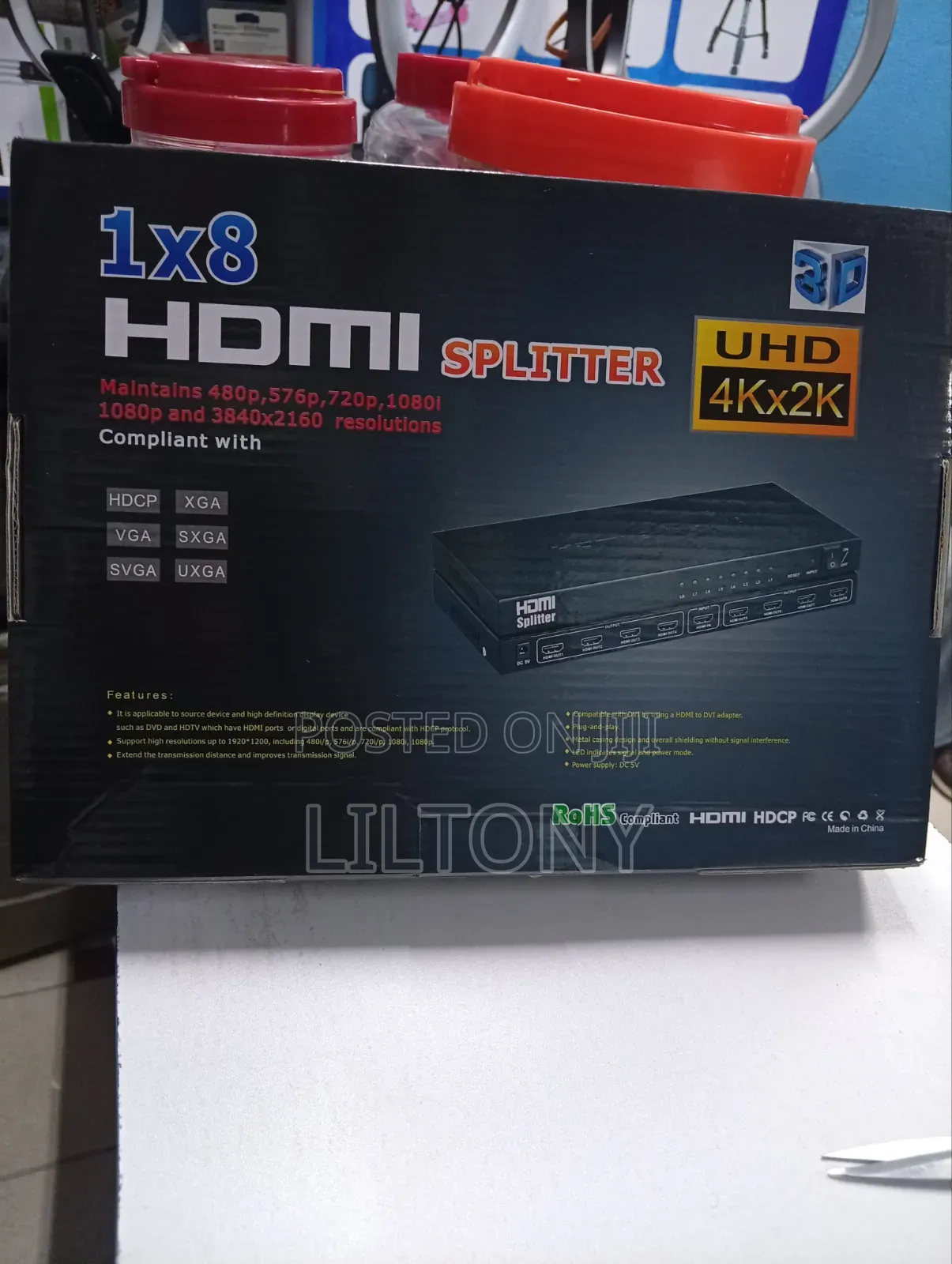 Hdmi 8 Way Splitter 1x8
