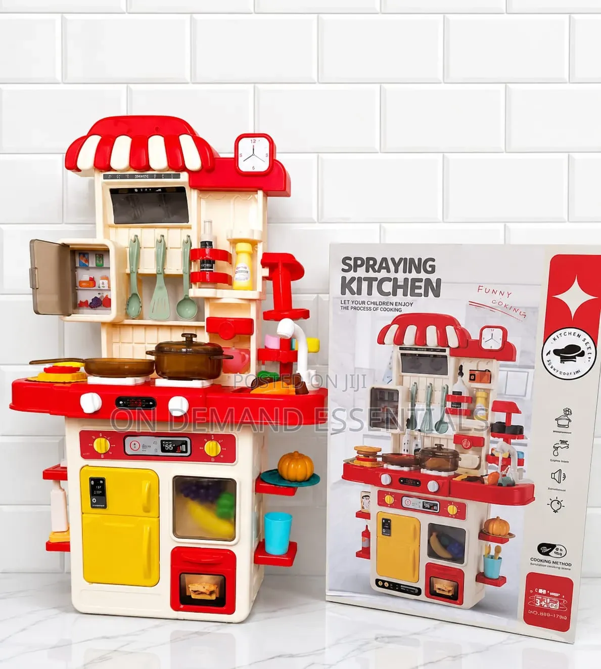 48-Piece Spray Kitchen Play Set