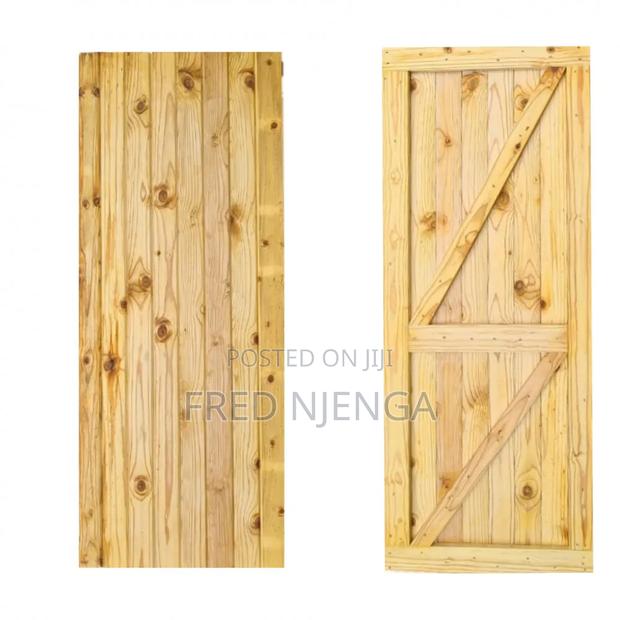 Cypress Pine Door, Batten, Flash