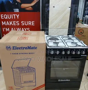 Black Eletromate 60*60 Standing Cooker