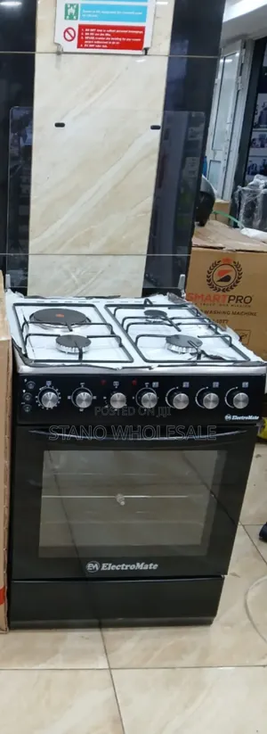 Black Eletromate 60*60 Standing Cooker