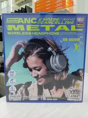 The Remax RB-980HB ANC Metal Wireless Headphone.
