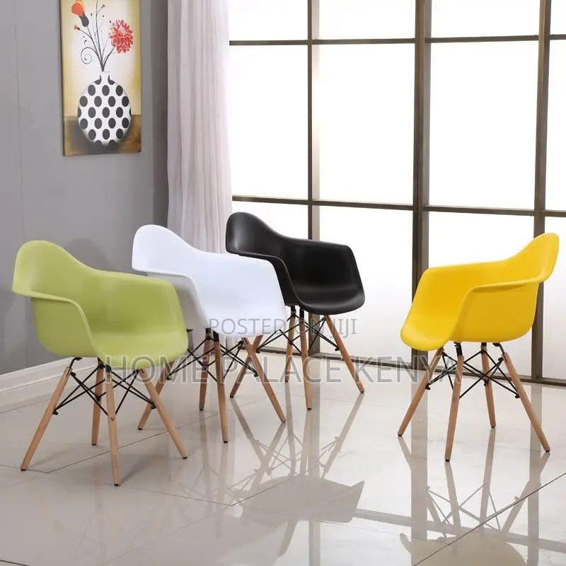 Dining Chair; Stylish Eames Plastic Dining Chair for Modern Home Decor