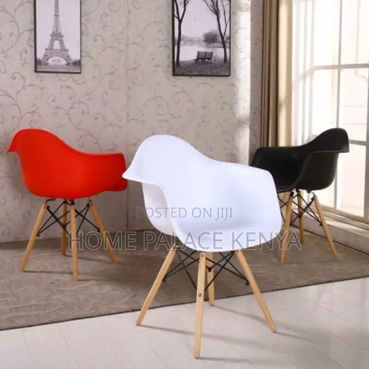 Dining Chair; Stylish Eames Plastic Dining Chair for Modern Home Decor