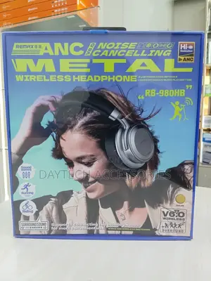 Remax RB-980HB ANC Noise Reduction Metal Wireless Bluetooth Headphones