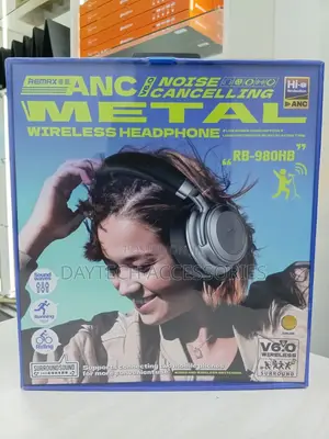 Remax RB-980HB ANC Noise Reduction Metal Wireless Bluetooth Headphones