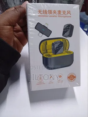 Wireless Dual Lavalier Microphone (Magnetic)