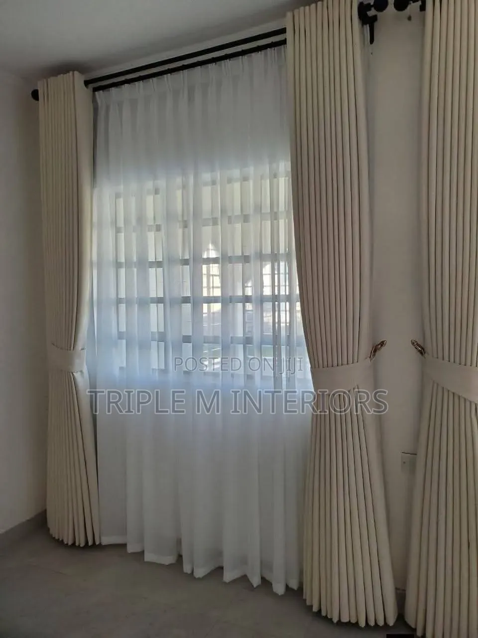 Premium Brown Blackout Curtains - Customized Design/Top Finish