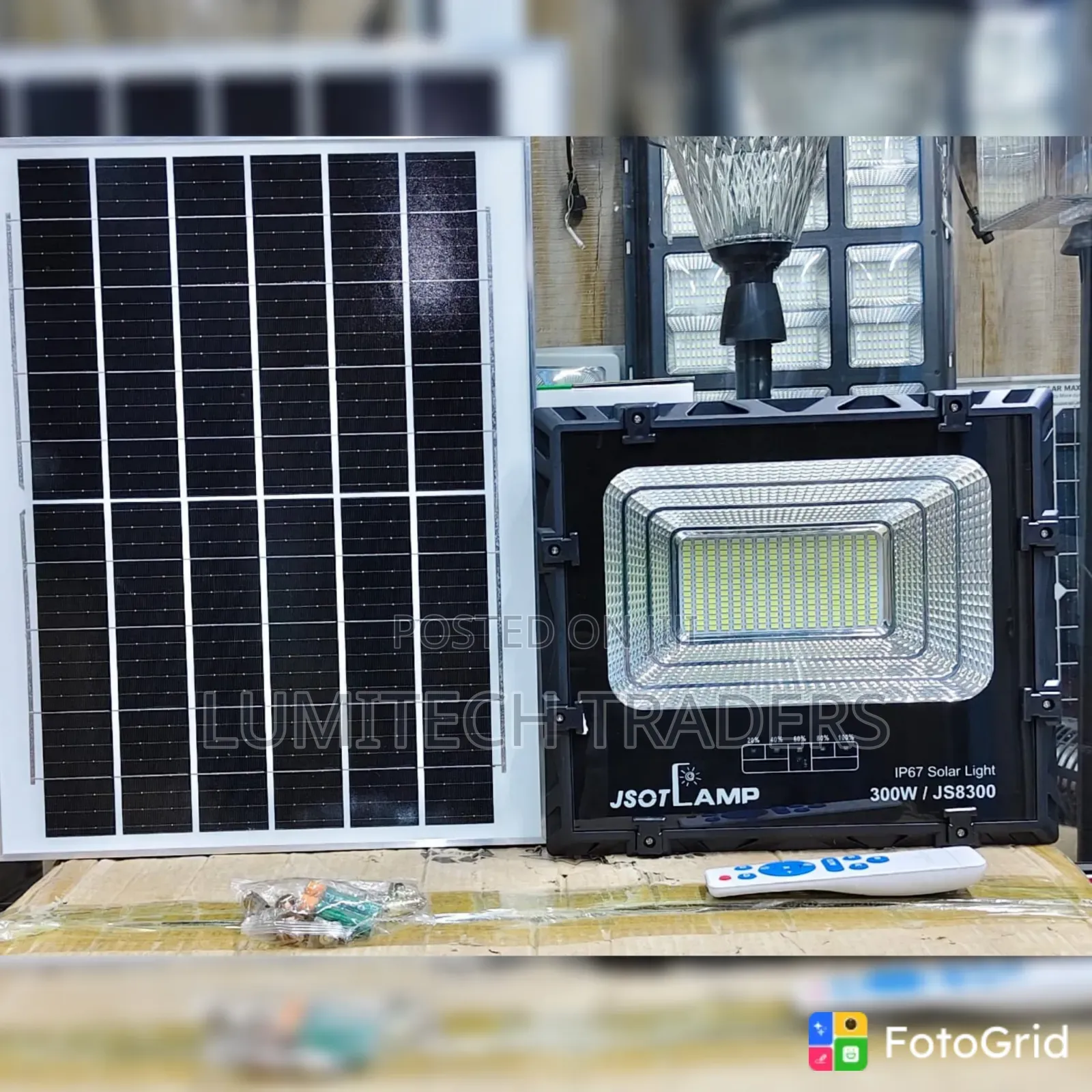 JS Solar Floodlight 300W