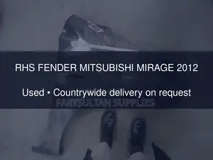 RHS Fender Mitsubishi Mirage 2012