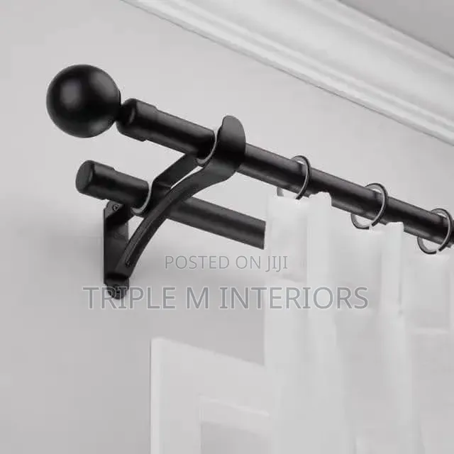 Juakali Curtain Rods Heavy Gauge Antique Window Rod's