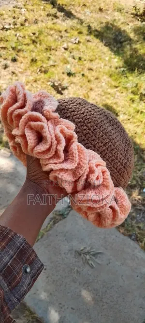 Crochet Ruffle Hat