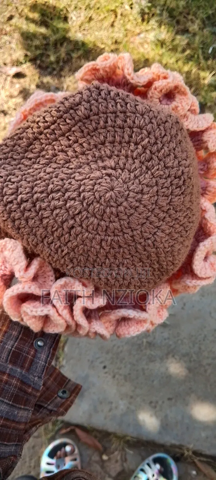 Crochet Ruffle Hat