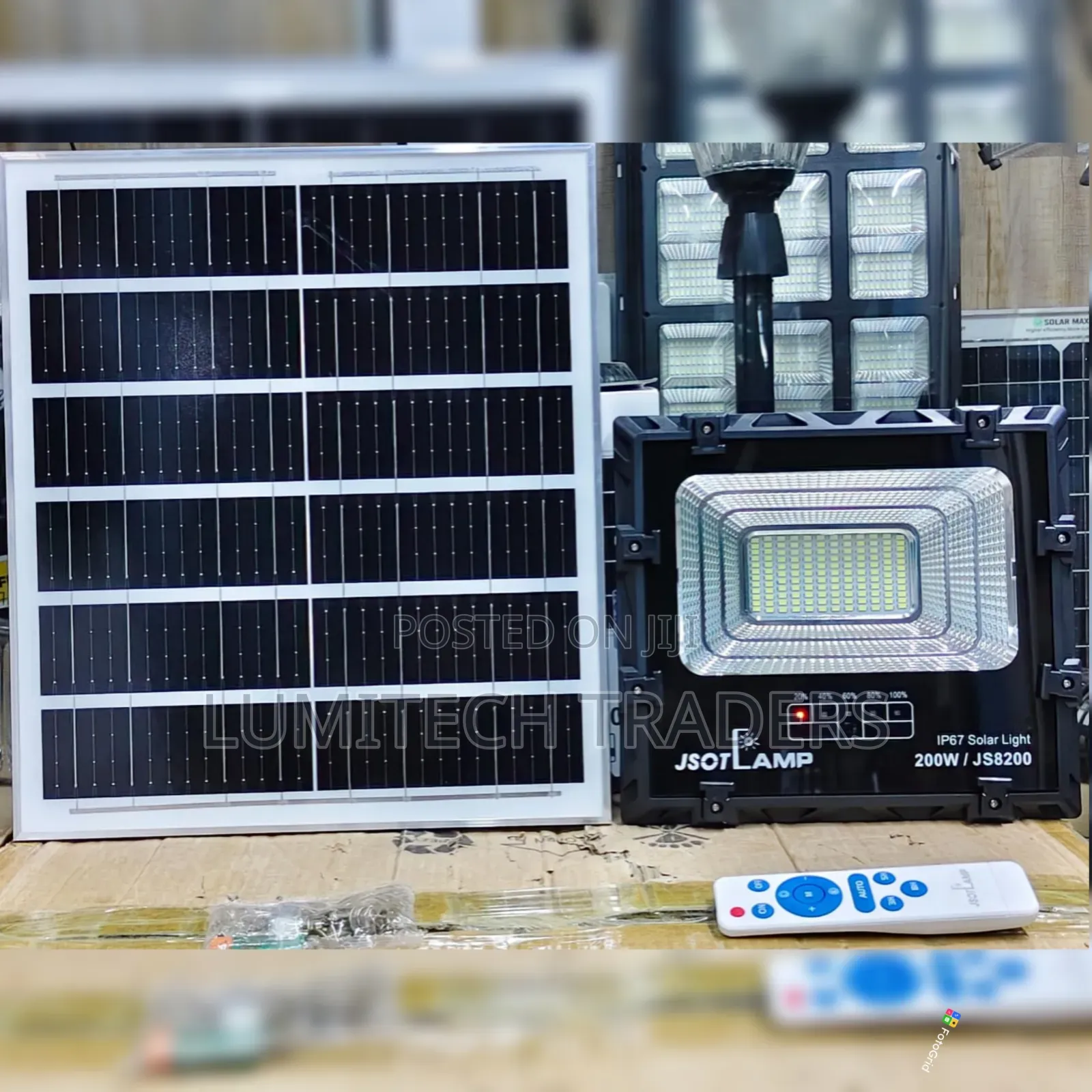 JS Solar Floodlight 200W