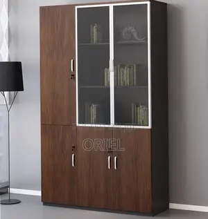 3-Door Wooden Office File Cabinet : Wooden File Storage Cabinet