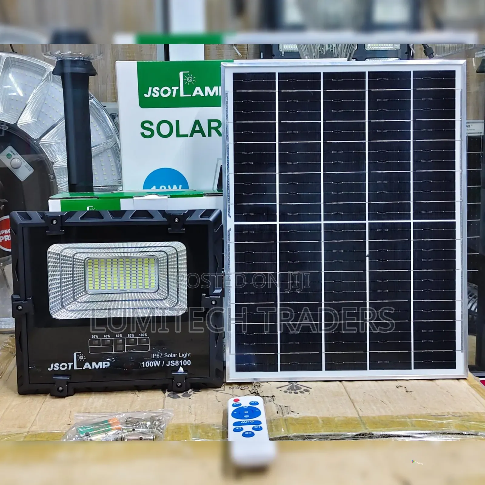 *100W JS Solar Floodlight