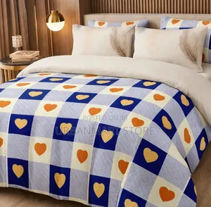 Cotton Duvet Cover 5×6 With Bedsheet Pillow Cases