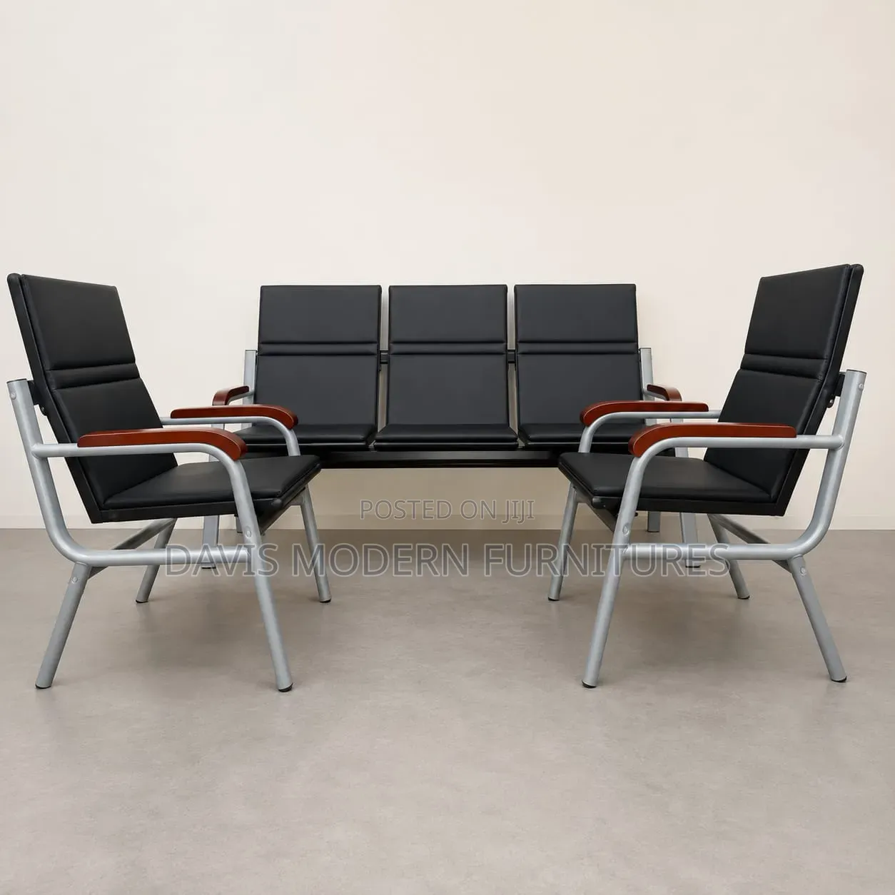 6-Seaters Heavy Duty Waiting Chairs