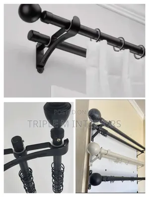 Premium Juakali Curtain Rods Heavy Gauge
