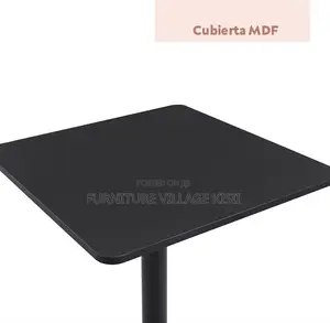 Home Furniture; Modern Black Square Bar Table