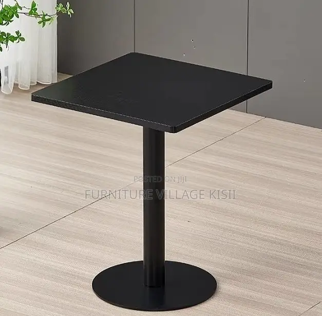 Home Furniture; Modern Black Square Bar Table